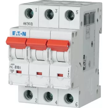 EATON PXL-B10/3 10 A 3 polu B raksturlīknes automātiskais slēdzis
