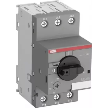 ABB MS116-0.25 Motoraizsardzības slēdzis, 0,16–0,25 A, 3 polu, 10. klase