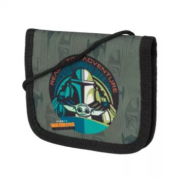 McNeill Star Wars The Mandalorian krūšu soma – melna un pelēka