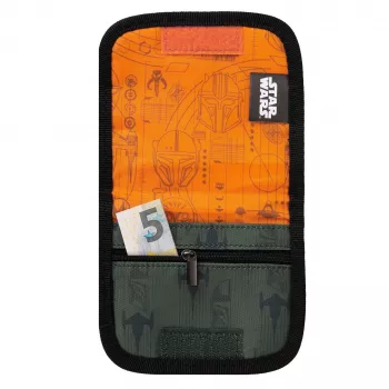 McNeill Star Wars The Mandalorian krūšu soma – melna un pelēka