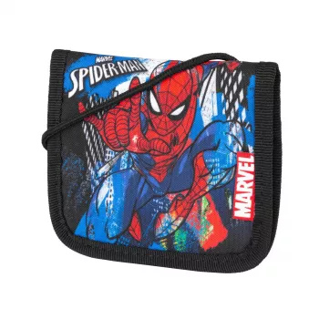 McNeill Marvel Spider-Man krūšu soma ar ID logu, sarkana/zila