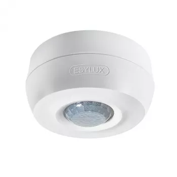 ESYLUX ESY MD 360/8 BASIC IP54 griestu kustības detektors, 360° PIR, 8m darbības rādiuss, balts