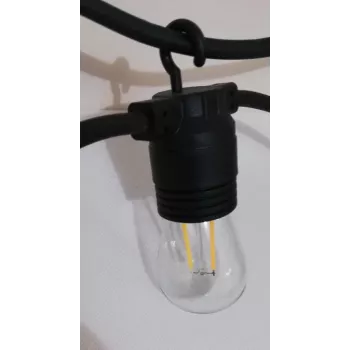 SYNERGY21 S21-LED-001138 LED nomaiņas spuldze S14 E27 silta balta 1.5W virteņu gaismām