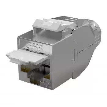 EFB Elektronik E-20096 RJ45 Keystone Slimline Cat.8.1 2000MHz ekranēts modulis