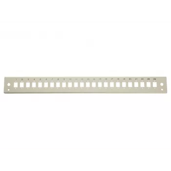 Equip 19 collu Patch Panel 24x LC Duplex, SC Simplex, Tērauds, Pelēks, 1U