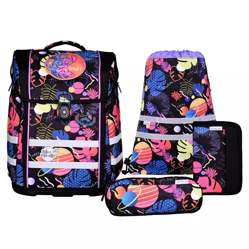 McNeill skolas somas komplekts PERFECTO 5-daļīgs Disney Stitch III