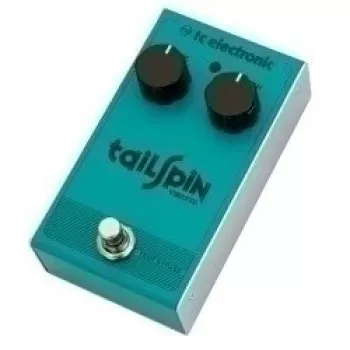 TC Electronic Tailspin Vibrato analogais mini ģitāras efekta pedālis ar True Bypass