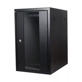 ALLNET 19 collu sienas vertikālais skapis T370 Melns SMH-Series