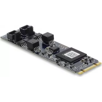 DELOCK CAN 2.0 / CAN FD saskarnes karte PCIe M.2 Key B+M uz 2 x D-Sub 9 Pin, līdz 8 Mbps ar galvanisko izolāciju un pārsprieguma aizsardzību