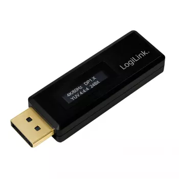 LogiLink CV0112 DisplayPort EDID Tester, melns