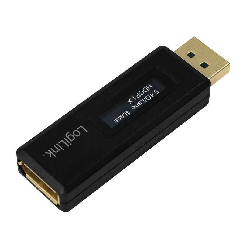 LogiLink CV0112 DisplayPort EDID Tester, melns