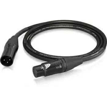 Behringer PMC-150 XLR Female to XLR Male mikrofona kabelis 1,5 m melns