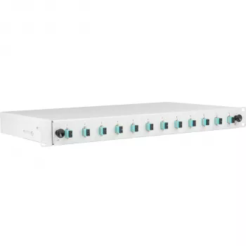 EFB Elektronik Splice Box LC 50/125µ OM3 izbīdāms, 24 pigtails, 12 savienotāji