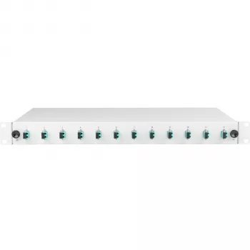 EFB Elektronik Splice Box LC 50/125µ OM3 izbīdāms, 24 pigtails, 12 savienotāji