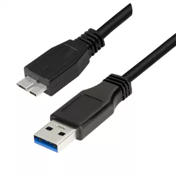 LogiLink USB 2.0 Micro-B kabelis, 2 m, melns