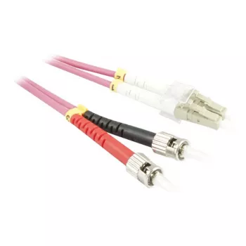 SYNERGY21 S216290 2m LC-ST dupleksā OM4 50/125µm optiskā šķiedras kabeļa līnija, 3mm akvamarīna