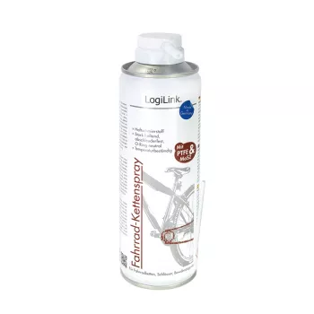 LogiLink RP0024 ķēdes aerosols velosipēdam ar PTFE un MoS2, 300 ml