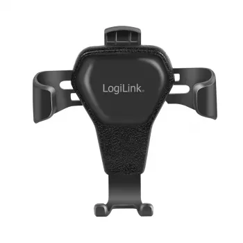 LogiLink AA0164 Universāls viedtālruņa turētājs automašīnas gaisa ventilācijas atverei, 360° rotācija, vadāms ar vienu roku, melns