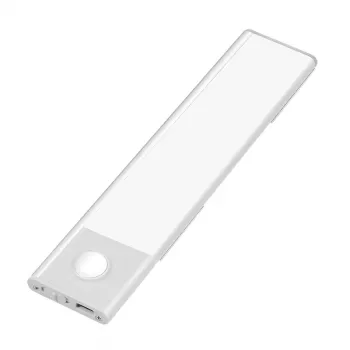 LogiLink LED gaisma zem skapja, Ultra Thin, PIR sensors, 200mm, 80lm, USB-C uzlādējama, magnētiskais stiprinājums, Cool White