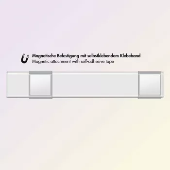 LogiLink LED gaisma zem skapja, Ultra Thin, PIR sensors, 200mm, 80lm, USB-C uzlādējama, magnētiskais stiprinājums, Cool White