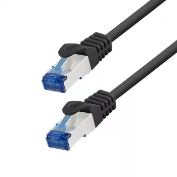LogiLink Cat.6A S/FTP Patch vads, CCA, LSZH, Melns, 5m, EconLine