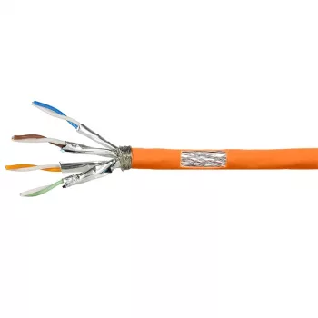 LogiLink Cat.7 600 MHz instalācijas kabelis 23 AWG CCA, S/FTP 10 m, oranžs