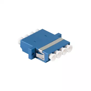 LogiLink LC Quad optiskās šķiedras adapteris, 12 gab., zils, atloka montāžai, vienmodas