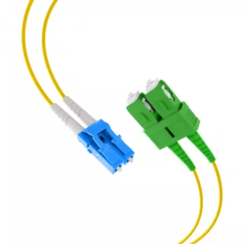 EFB Elektronik Duplex Jumper LC-SC/APC 9/125µm OS2 LSZH Dzeltens 2.0mm 40m