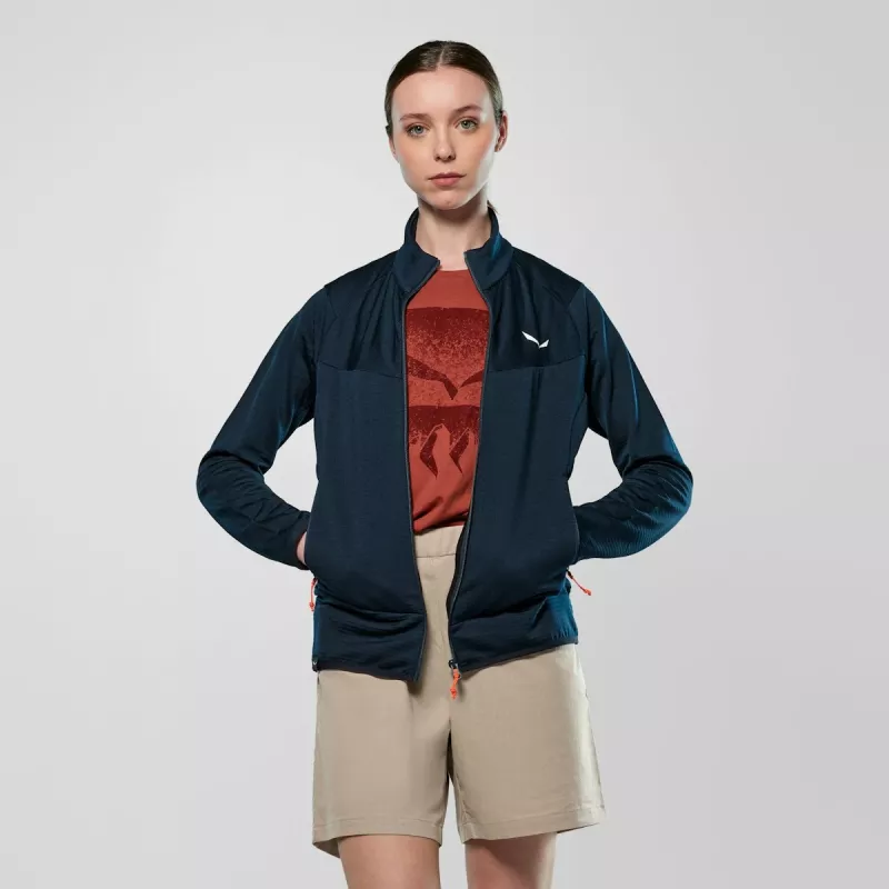 Salewa Puez Altavia PL sieviešu flīsa jaka Navy Blazer 36 (S)