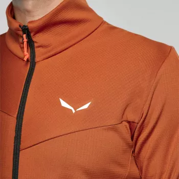Salewa Puez Cammino vīriešu flīsa jaka Valriekstu brūna EU 48 (M) - Polarlite Alpine Trekking Mid-Layer
