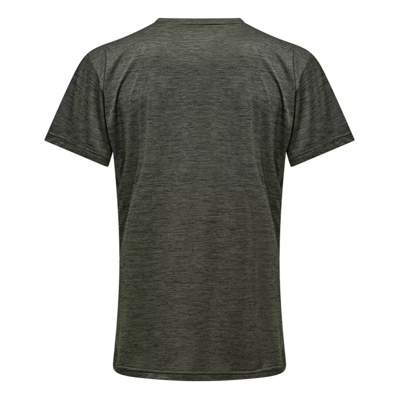 Salewa Puez Melange Dry īso piedurkņu T-krekls - Dark Olive Melange - XL