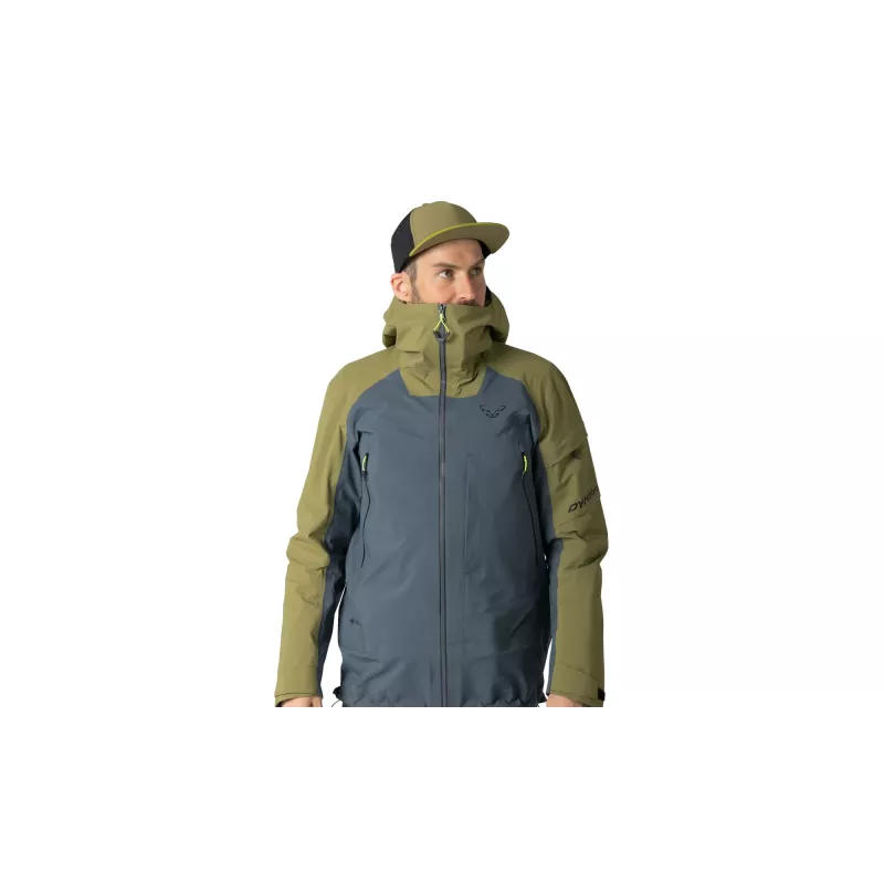 Dynafit Tigrad GTX vīriešu hardshell jaka GORE-TEX C-Knit Military Green izmērs M