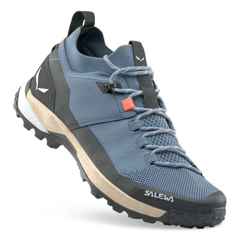Salewa Puez 2 Knit PTX zems pārgājienu apavs vīriešiem Java Blue/Black 46.5 izmērs