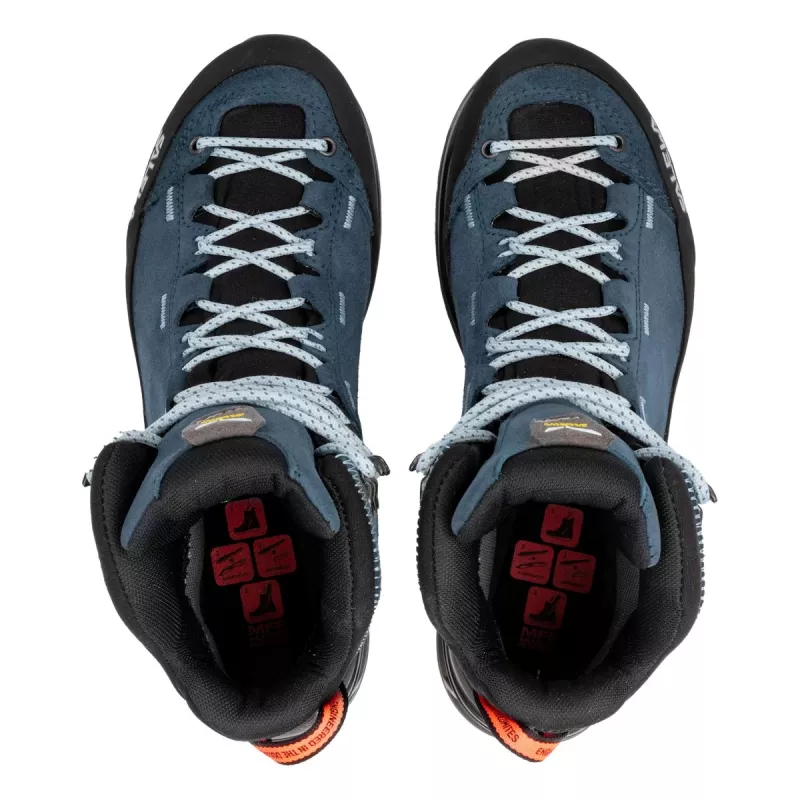 Salewa Women's MTN Trainer 2 Mid GTX pārgājienu zābaki - Dark Denim/Black - UK 6 (EU 39)