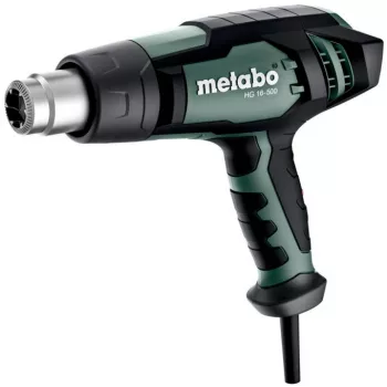 Metabo HG 16-500 karstā gaisa pistole 1600W, 2 temperatūras režīmi 300/500°C, gaisa plūsma 240/450 l/min