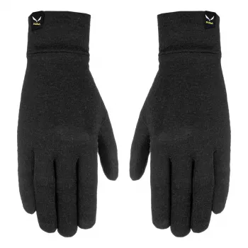 Salewa Cristallo Liner Wool Cimdi Melnā XL