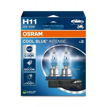 OSRAM Cool Blue Intense NextGen H11 lampu komplekts (2 gab.) 12V 55W PGJ19-2 5000K