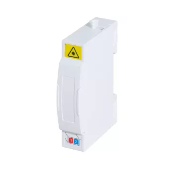 LogiLink FTTH sadales kārba DIN sliedei, 2 porti, balta