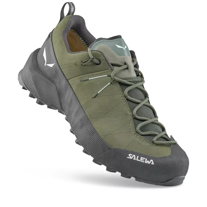 Salewa Wildfire Leather 2 GTX vīriešu pārgājienu un pieeju apavi Faded Green/Black EU 41