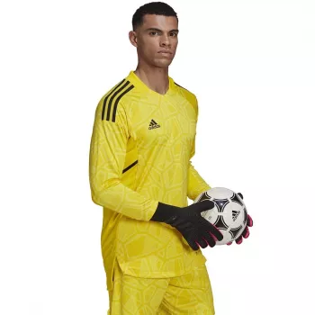 adidas Condivo 22 Vīriešu vārtsargu krekla ar garām piedurknēm Solar Yellow