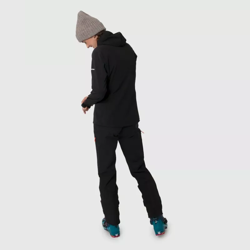 Salewa Sella DST sieviešu softshell jaka Black Out L