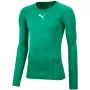 Puma Liga Baselayer Tee LS Pepper Green vīriešu kompresijas krekls ar garām piedurknēm