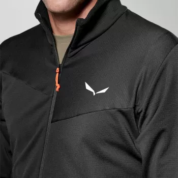 Salewa Puez Cammino Polarlite Half-Zip Fleece vīriešiem Black Out L