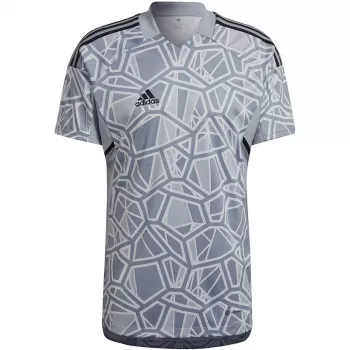 ADIDAS vīriešu Condivo 22 vārtsargu krekls ar īsām piedurknēm Grey Four