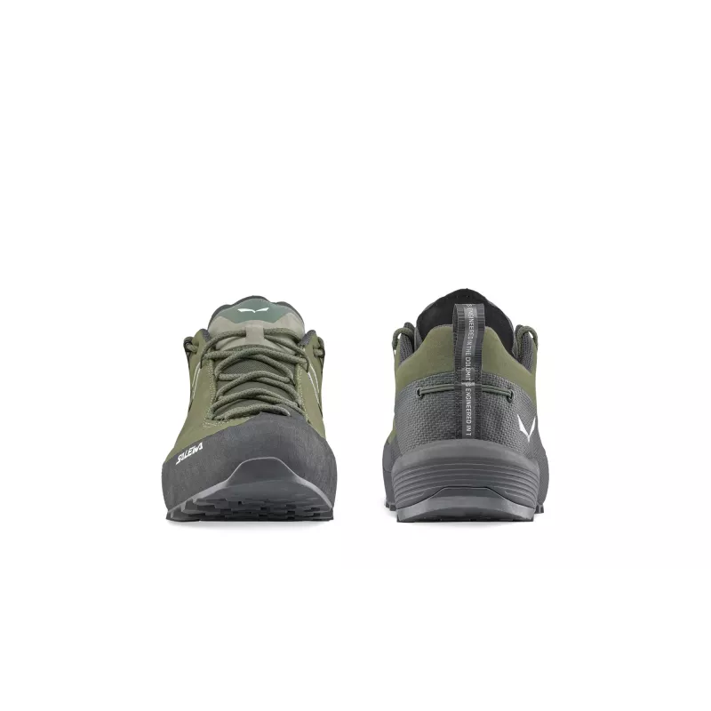 Salewa Wildfire Leather 2 GTX vīriešu pieeju apavi Faded Green/Black EU 40.5