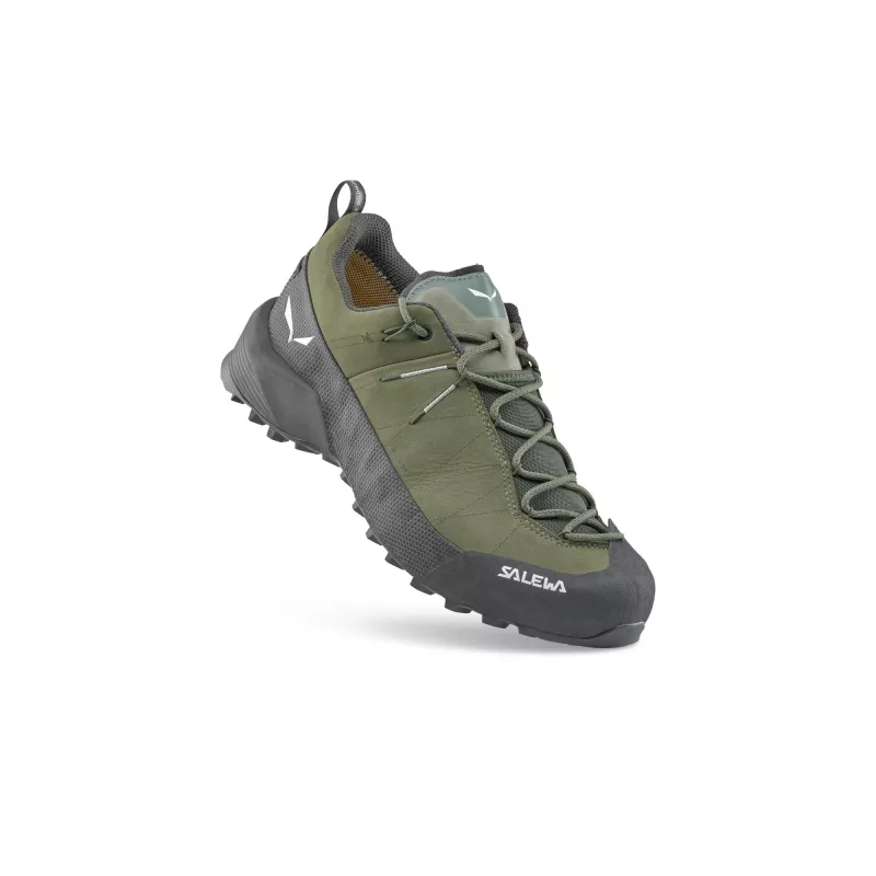 Salewa Wildfire Leather 2 GTX vīriešu pieeju apavi Faded Green/Black EU 40.5
