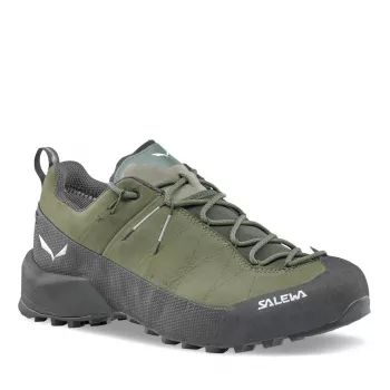 Salewa Wildfire Leather 2 GTX vīriešu pieeju apavi - Faded Green/Black