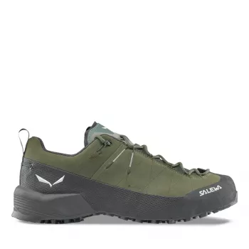 Salewa Wildfire Leather 2 GTX vīriešu pieeju apavi - Faded Green/Black