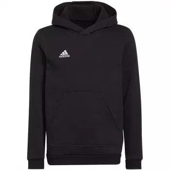 adidas Entrada 22 kapuces sporta krekls bērniem melns 128cm