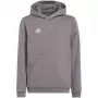 adidas Entrada 22 džemperis ar kapuci Grey Youth 140 cm